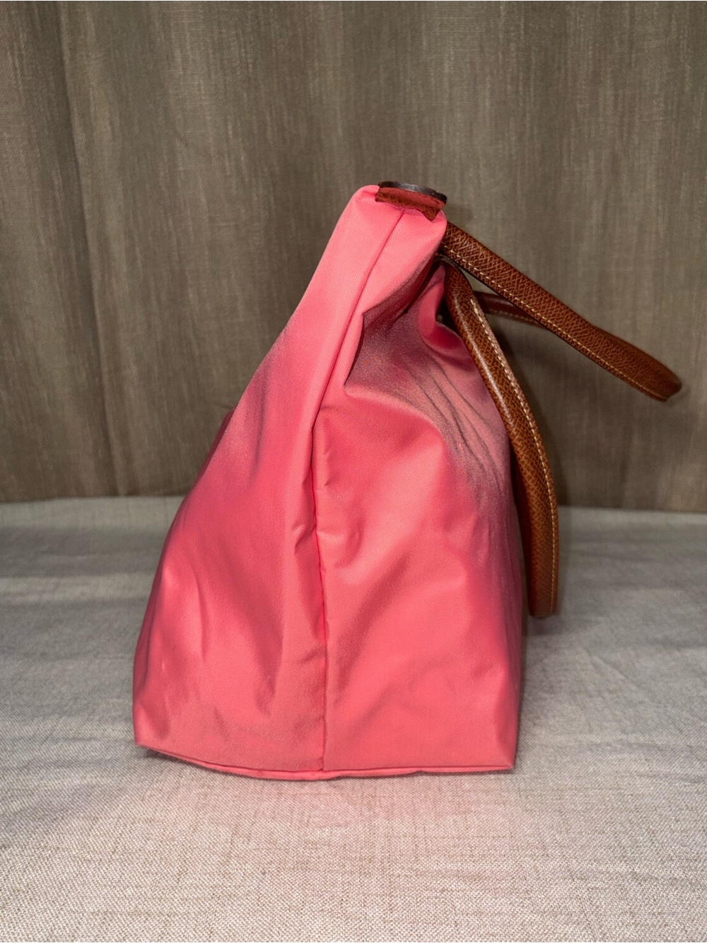Longchamp Le Pliage Large Tote Bag - Pink / Russian Leather - Picture 5 of 11